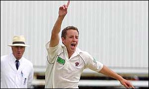 Matt Bulbeck had a good day with the ball