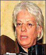 Tribunal prosecutor Carla del Ponte 