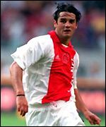 Romanian international defender Christian Chivu