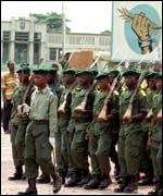 Congolese troops