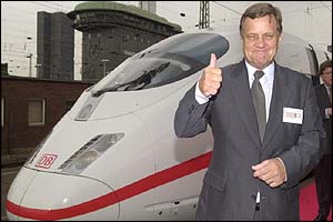 Deutsche Bahn chief executive Hartmut Mehdorn