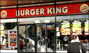 Burger King shop front