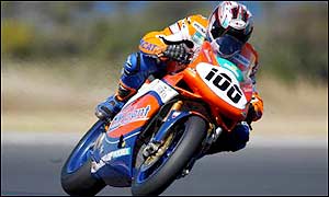 Neil Hodgson is beginning to challenge Troy Baliss and Colin Edwards' dominance