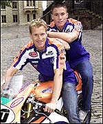 Ducati team-mates Neil Hodgson and James Toseland