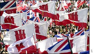 Gibraltarians march against a deal