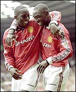 Cole and Yorke are reunited and aiming to make goalscoring music again