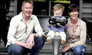 Hakkinen is retiring to spend more time with wife Erja and young son Hugo