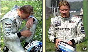 Monza 1999 saw an outpour of emotion from Hakkinen as his McLaren let him down yet again in his title quest, but he went on to be crowned champion