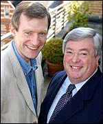 Jeremy Vine and James Moir