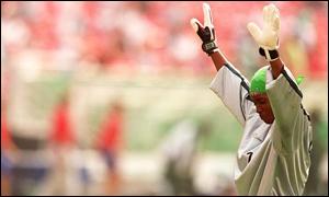 Ann Chiejine at the 1999 World Cup in the USA