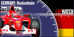 BBC Sport Online brings you all the action as it happens from the German Grand Prix