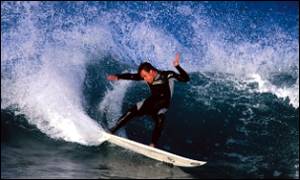 Surfer Russell Winter