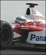 Allan McNish did well for Toyota