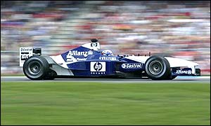 Pole-sitter for the past five races Juan Pablo Montoya can only manage fourth place on the grid in Germany