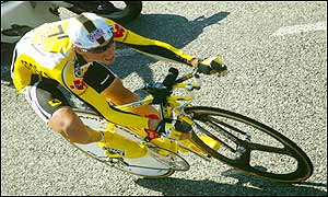 Beloki finishes way down the field in stage 19