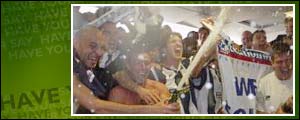 West Brom celebrate promotion to the top flight