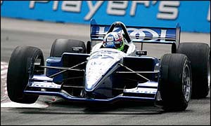 Dario Franchitti on his way to victory