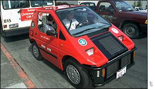 Hydrogen-powered car 