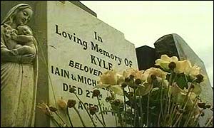 Kyle Metcalfe's gravestone