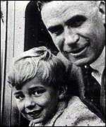 Young Rupert Murdoch with his father