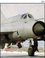 MiG-21 fighter