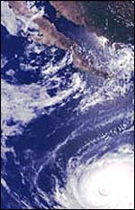 Hurricane Elida (European Space Agency)