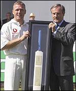 Alec Stewart and Lord MacLaurin