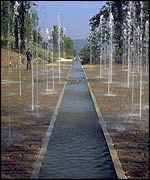Gustafson's Terrason Fountains in France