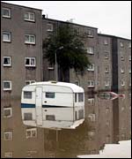 Flooding in Glasgow