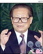 Chinese President Jiang Zemin