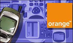 Orange logo and phone