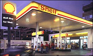 Shell petrol station