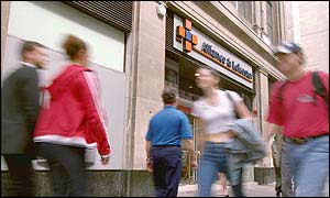 Alliance & Leicester shop front