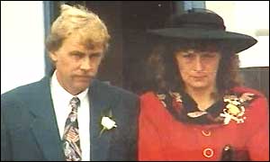 Mavis and her partner David Caldwell in happier times