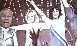 Colin Powell as a member of ABBA