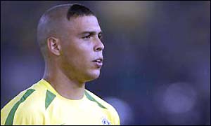 Ronaldo of Brazil and Inter Milan