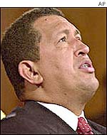 Venezuelan President Hugo Chavez