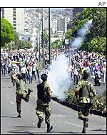 Street violence in April