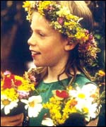 National Eisteddfod - flower girl