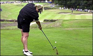 Davies is on the verge of a Solheim Cup spot