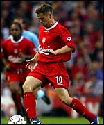 Liverpool striker Michael Owen
