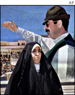 Saddam propaganda poster