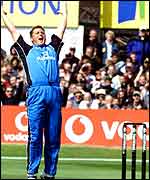 Darren Gough at Headingley, PA