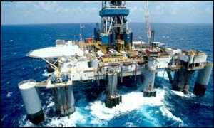 A rig off the Nile Delta