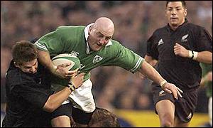 Ireland captain Keith Wood missed the trip to Poland because of club commitments