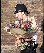 Flowers from wellwishers