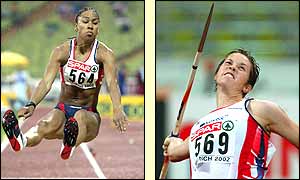 Jade Johnson and Kelly Morgan both reach their respective finals 