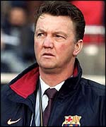 Former Barcelona manager Louis van Gaal