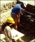 Archaeologists courtesy of York University