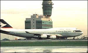 Cathay Pacific plane 